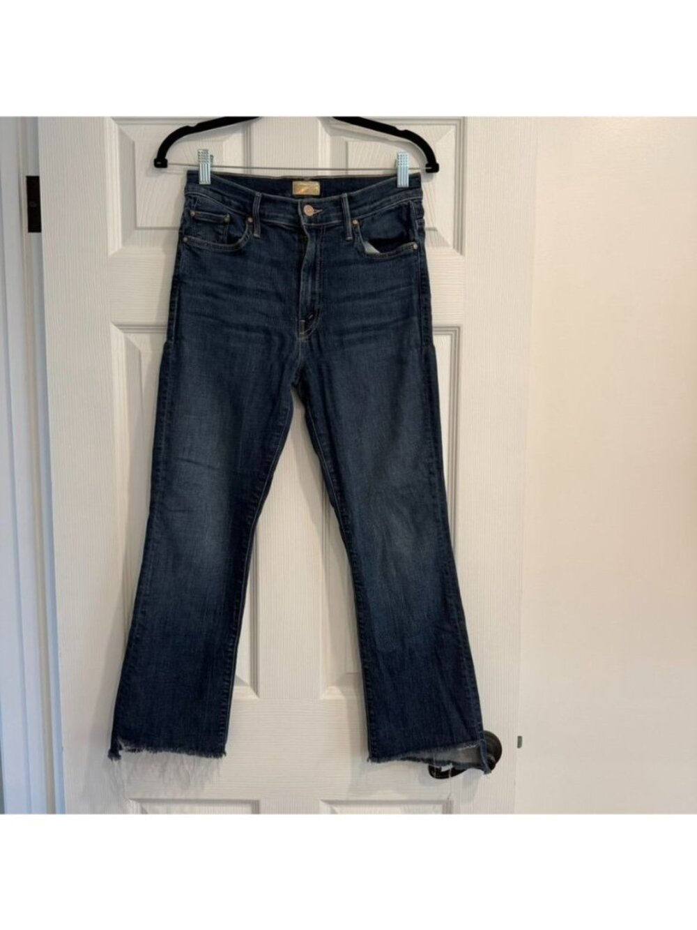 MOTHER The Insider Step Fray Mid Rise Bootcut Jeans Size 28